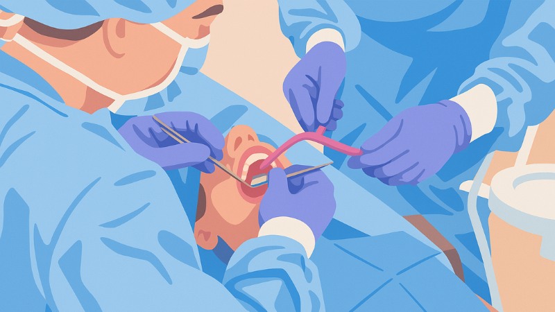 Une chirurgie dentaire dans le cabinet d'un bon endodentiste