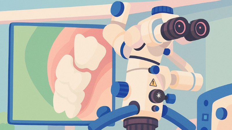 Un microscope dentaire ultraperfectionné