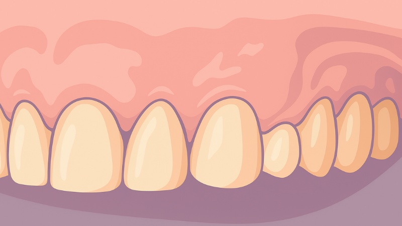Une couronne dentaire en céramique