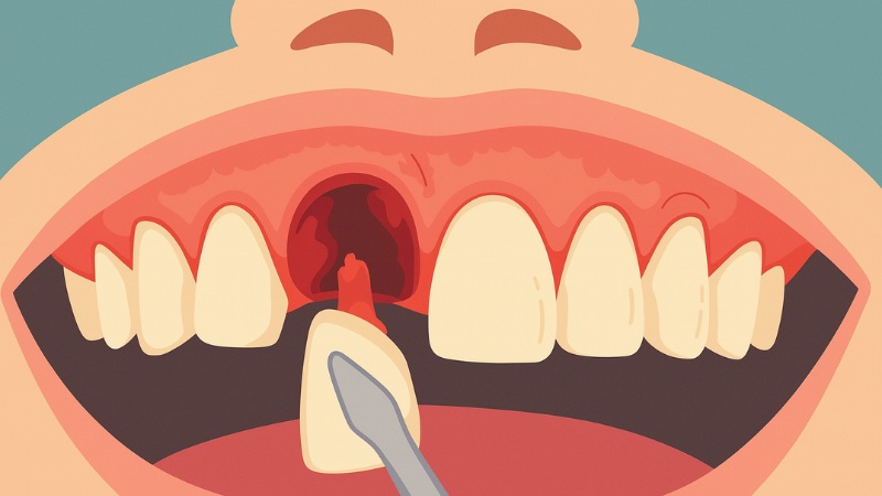 Une extraction de dent réalisée avec succès