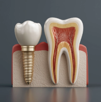 implant dentaire fausse dent